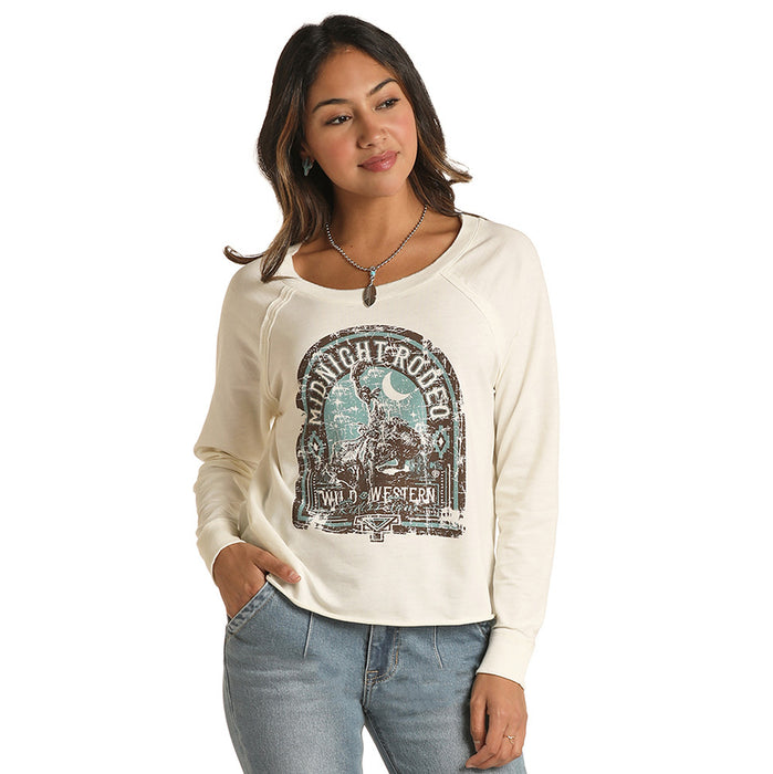 Women's Rock & Roll Graphic Pullover