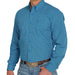 Men's Cinch Blue Modern Fit Long Sleeve Button Down