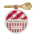 Mud Pie Buffalo Check Pot Holder with Wooden Spoon