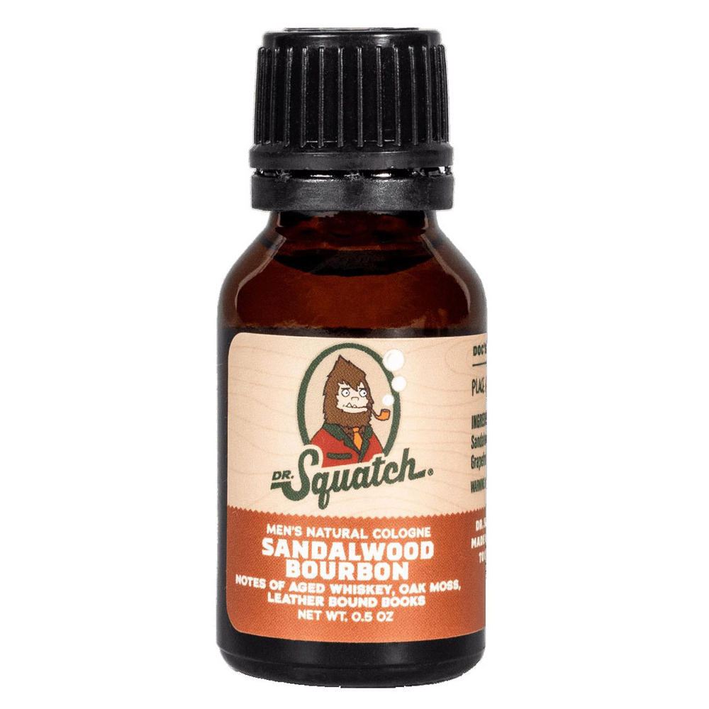 Dr. Squatch Sandalwood Bourbon Natural Beard Oil 1 oz 