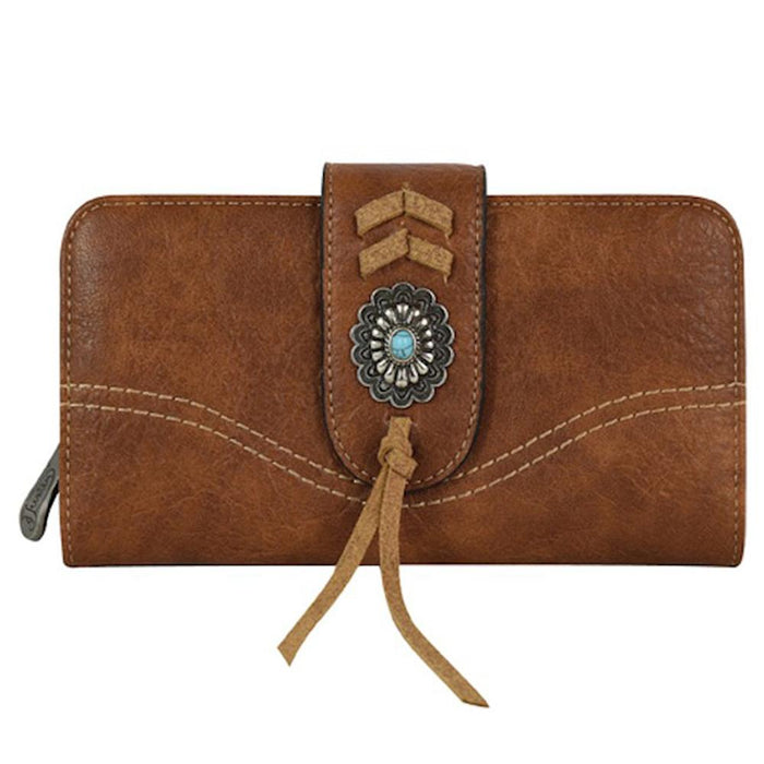 Justin Wallet with Laced Trim