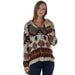 Cotton and Rye Women's Aztec Oversized Sweater