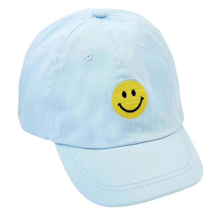 Smiley Face Embroidered Toddler Hat