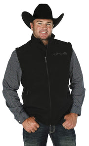 Cinch Men's Black Bonded Vest
