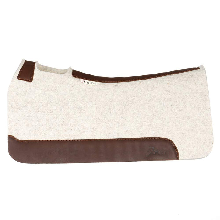 5-Star 1 1/8in. Rancher Natural All-Around 30x30 Saddle Pad