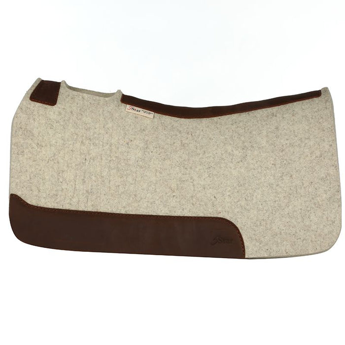 5 Star Equine Natural 1 in. x 30 in. x 28 in. Barrel Racer Pad