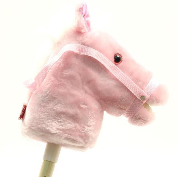 Pink Talkin' Stick Horse