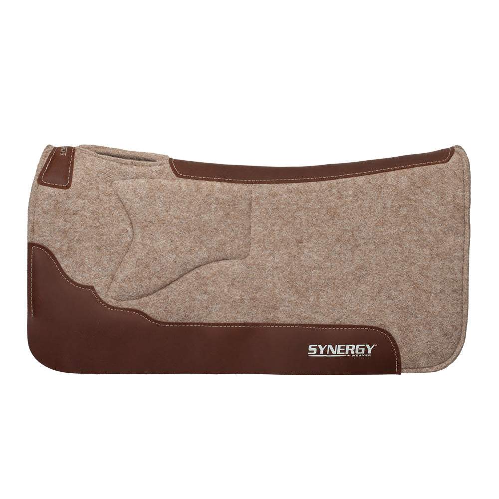Weaver Synergy Shoulder Relief Contoured Felt Saddle Pad