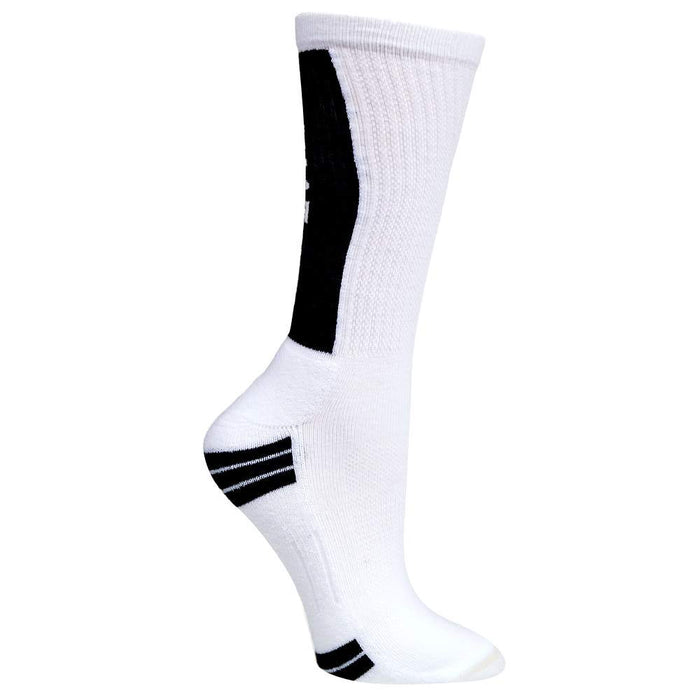 Nestery Hoisery Unisex Ariat Venttex White 2pk Mid Calf Performance Socks