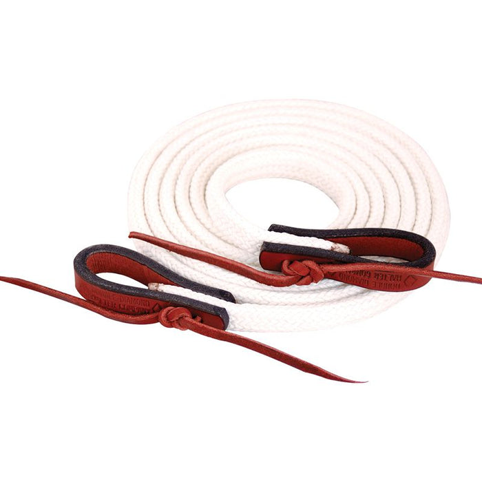 1/2 in 8-1/2 ft Flat Waxed Nylon Roping Reins