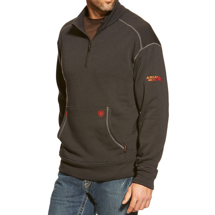 Men's Flame Resistant (FR) 1/4 Zip Fleece Pullover