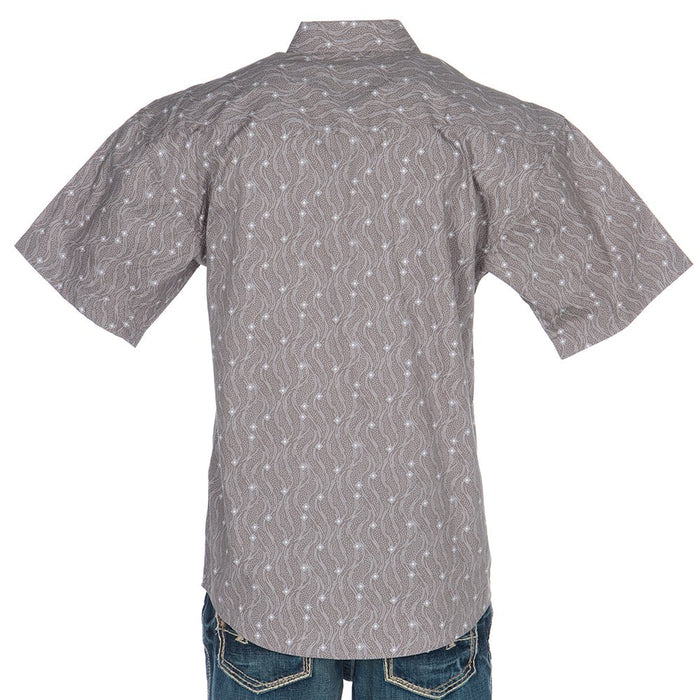 Men's Panhandle Tan Print Short Sleeve Shirt