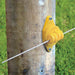 Patriot Wood Post Claw Insulator Yellow 25/pk