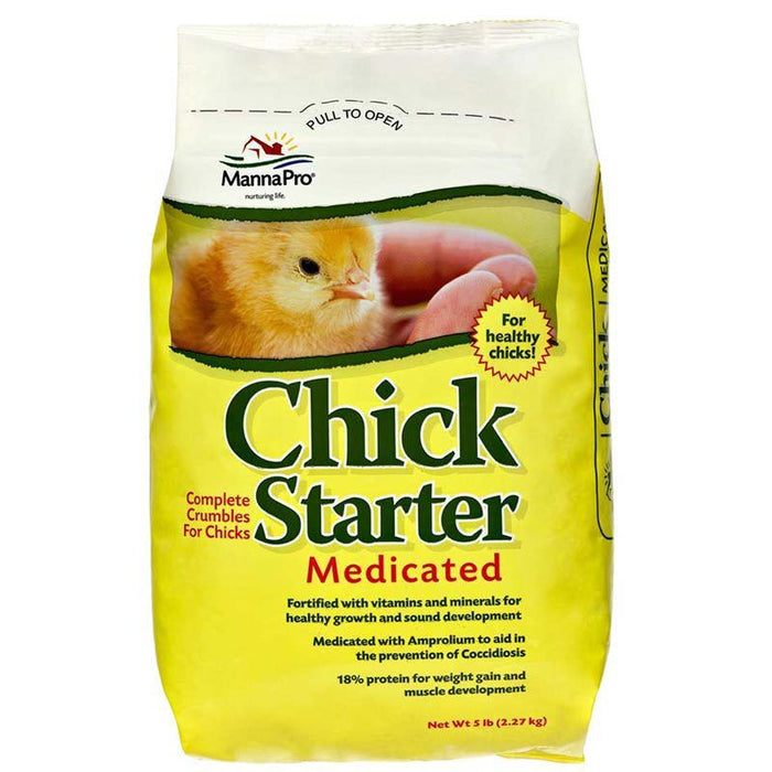Manna Pro Chick Starter Medicated 5lb