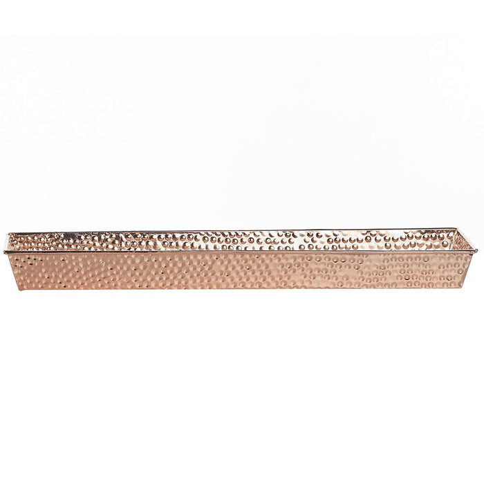 Panacea Hammered Copper Succulent Tray 24in.