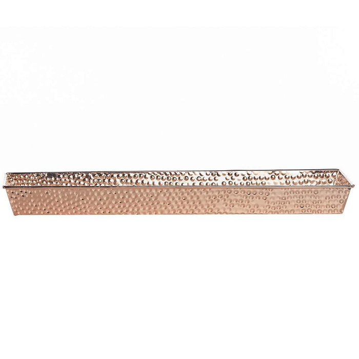 Panacea Hammered Copper Succulent Tray 24in.