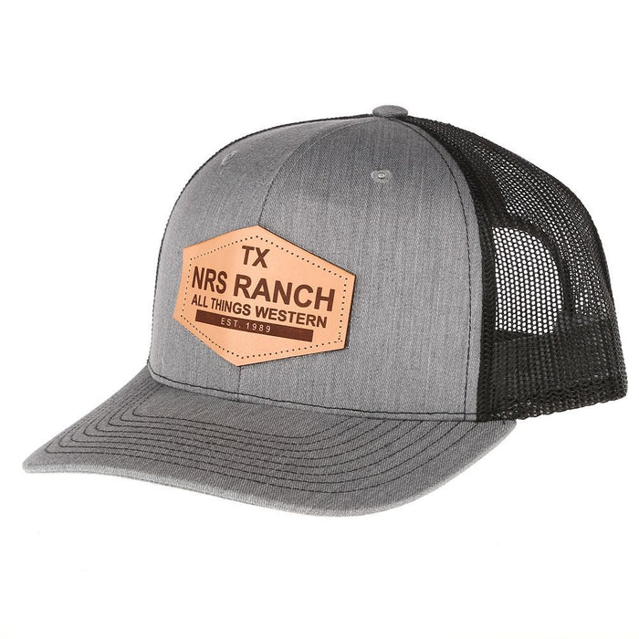 NRS Ranch Grey with All Things Western Leather Patch