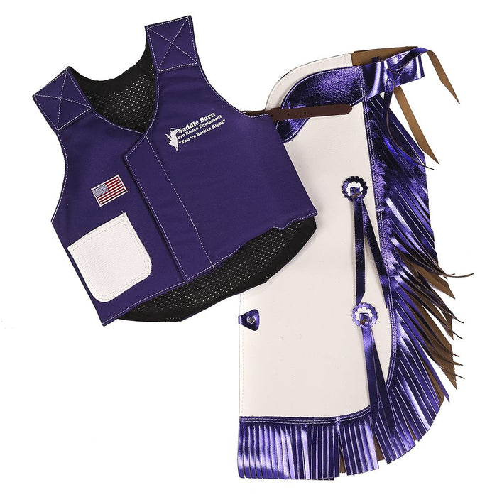 Mutton Bustin Chap and Vest Combo