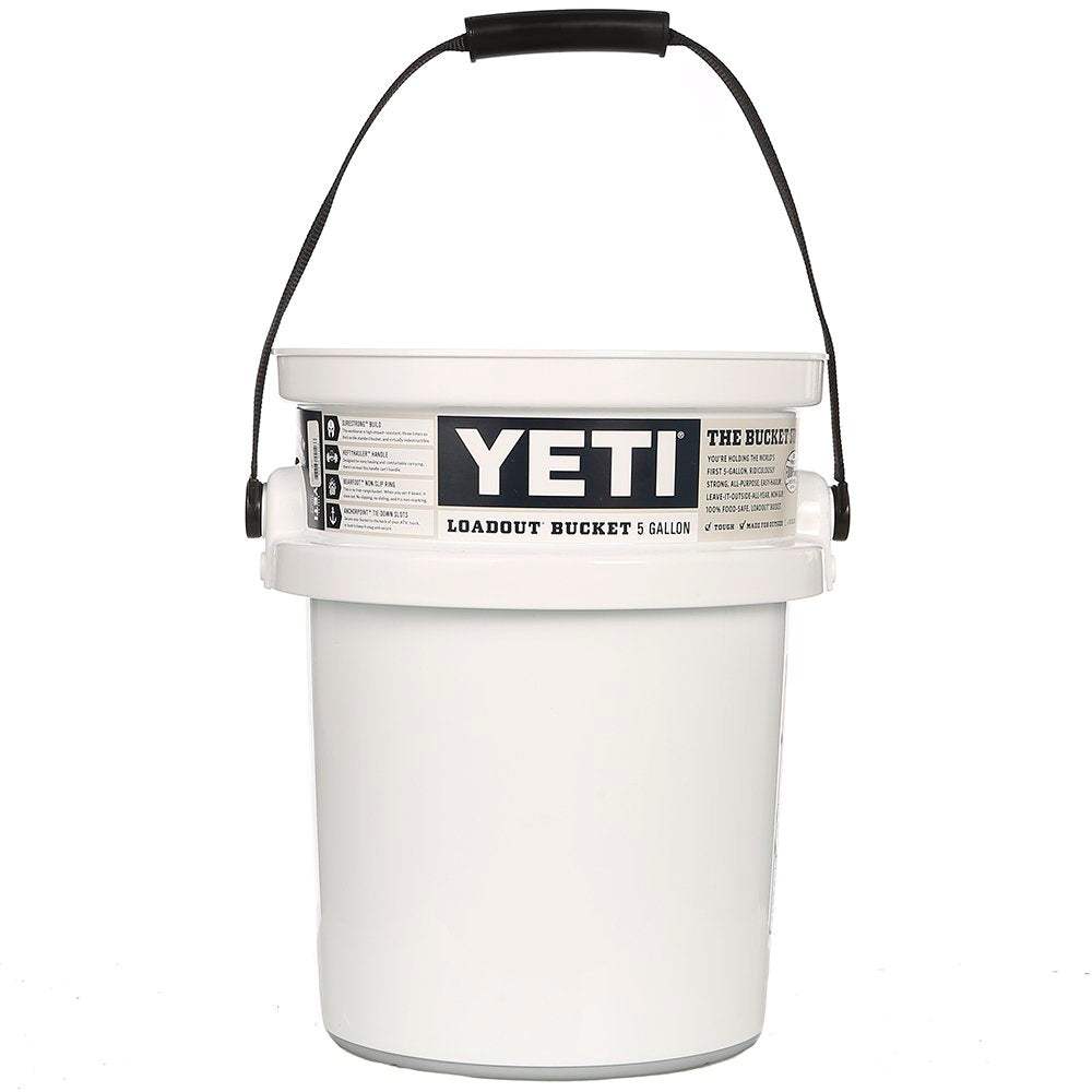 Yeti 5 Gallon Load Out Bucket White — Nrs