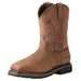 Mens Sierra Delta H2O Oily Brown 10in Top Work Boots