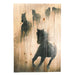 Wood Horse Wall Plaque