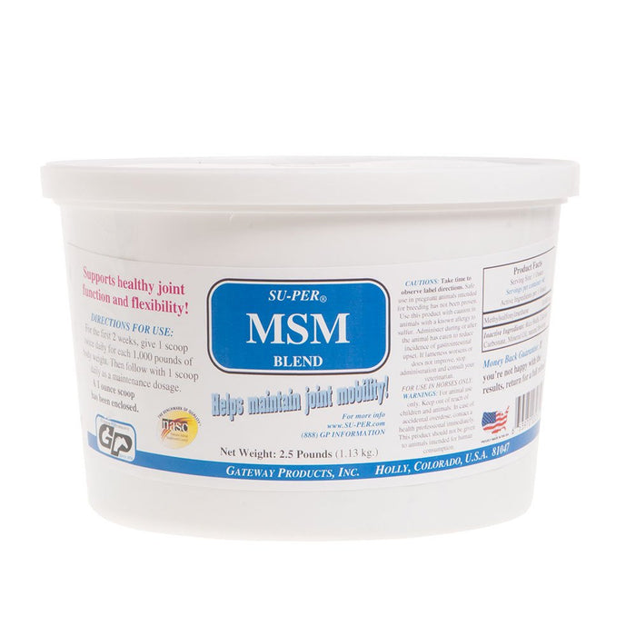 SU-PER MSM Blend Powder - 2.5 lb