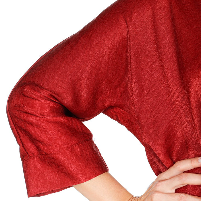Ladies Ruby V-Neck 3/4 Sleeve Top
