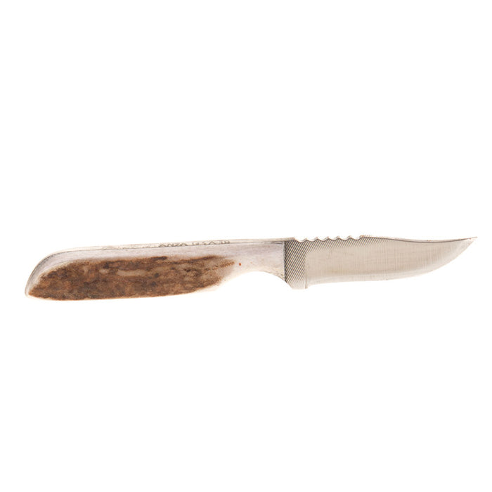 Anza Mini Elk Handle Knife w/Sheath
