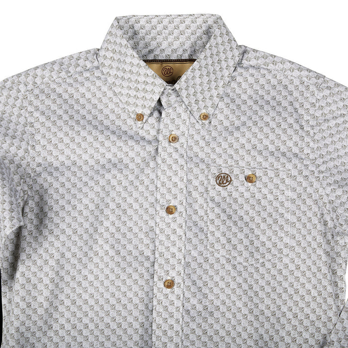 Boy's Wrangler Neutral Print Long Sleeve Shirt