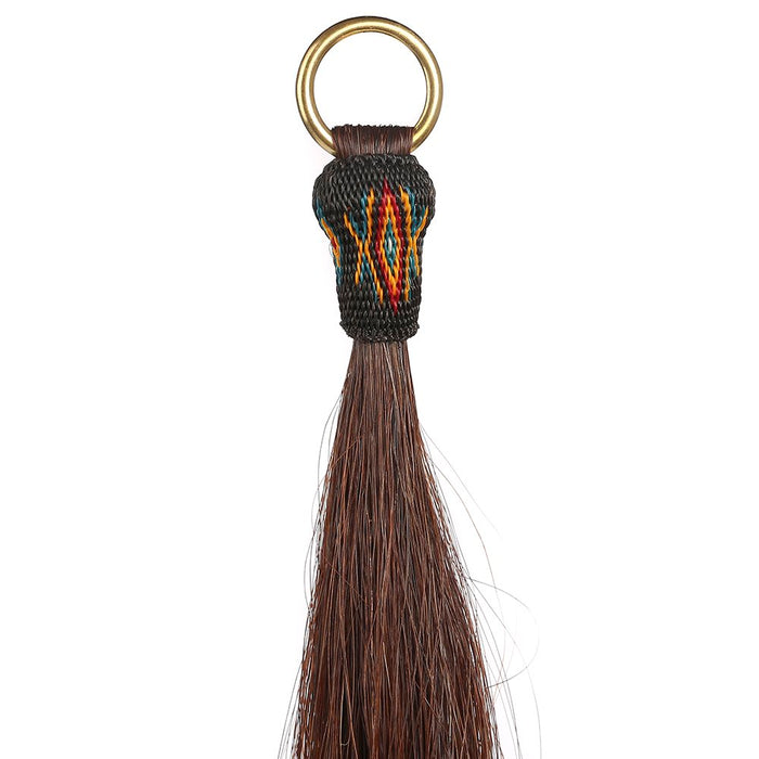 Austin Accent Horse Hair Shufly with Copper Ring and Aztec Multi Colored Top