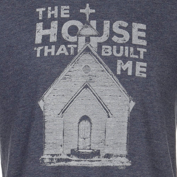 Mason Jar Label Llc The House That Built Me Navy T-Shirt