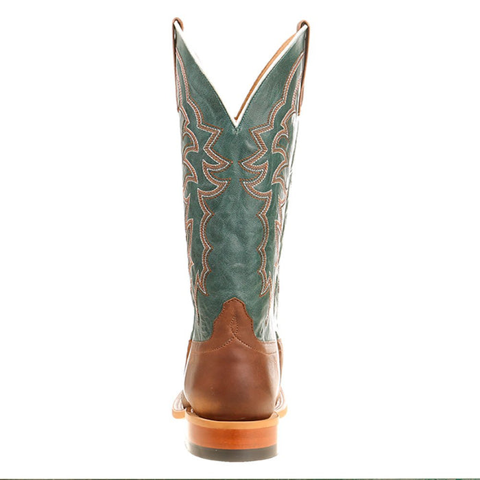 Men's Horse Power Sugared Honey 13in. Turquoise Vail Top Square Toe Cowboy Boot
