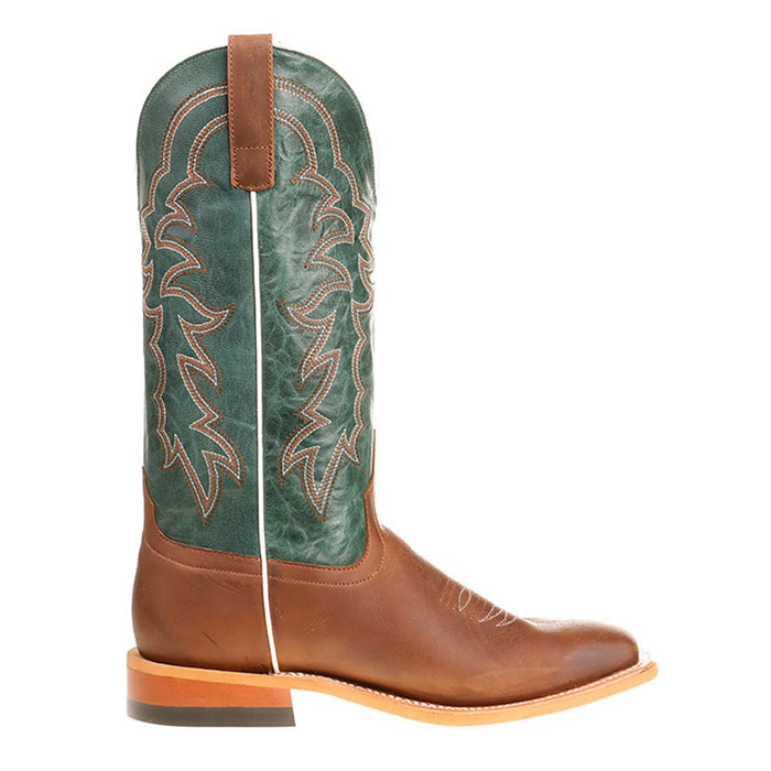 Men's Horse Power Sugared Honey 13in. Turquoise Vail Top Square Toe Cowboy Boot