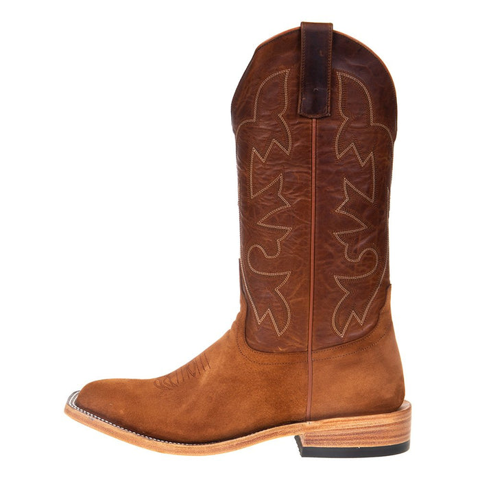 Men's Horsepower Hickory Smoked Bacon Roughout 13in. Brown Top Cowboy Boots