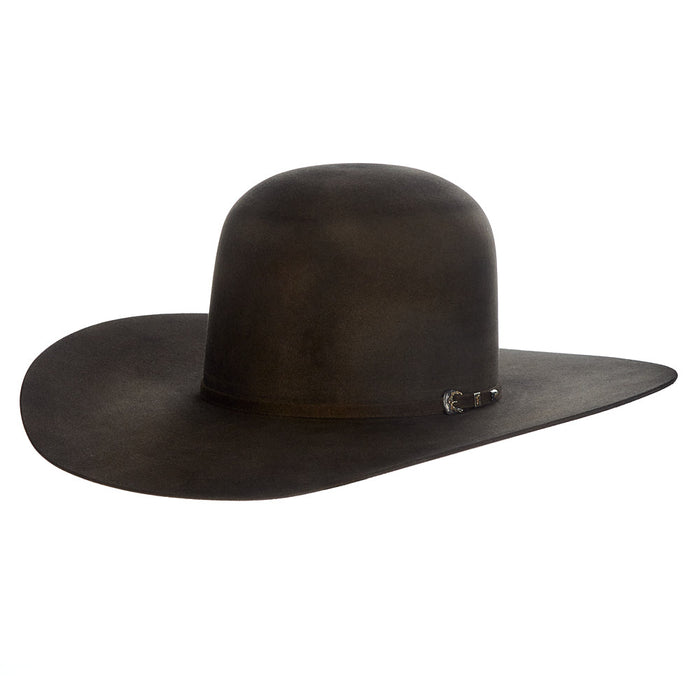 JW Brooks 50X Pecan Smoke 4 1/2in. Brim Felt Cowboy Hat