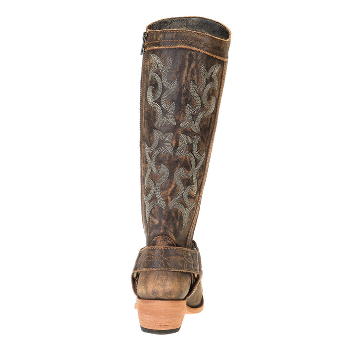 Women`s Liberty Black Brown Vintage Canela Tall Boot