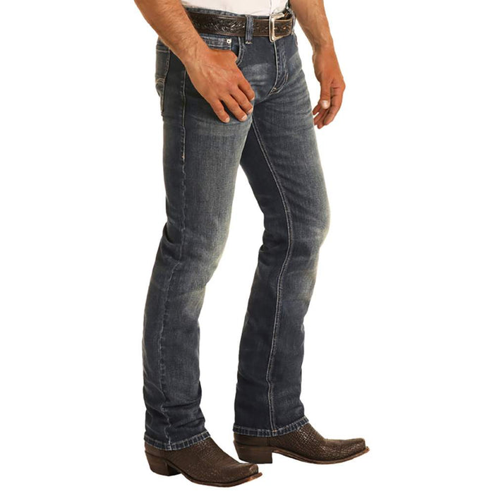 Rock N Roll Cowboy Men's and Vintage 46 Revolver Dark Jeans