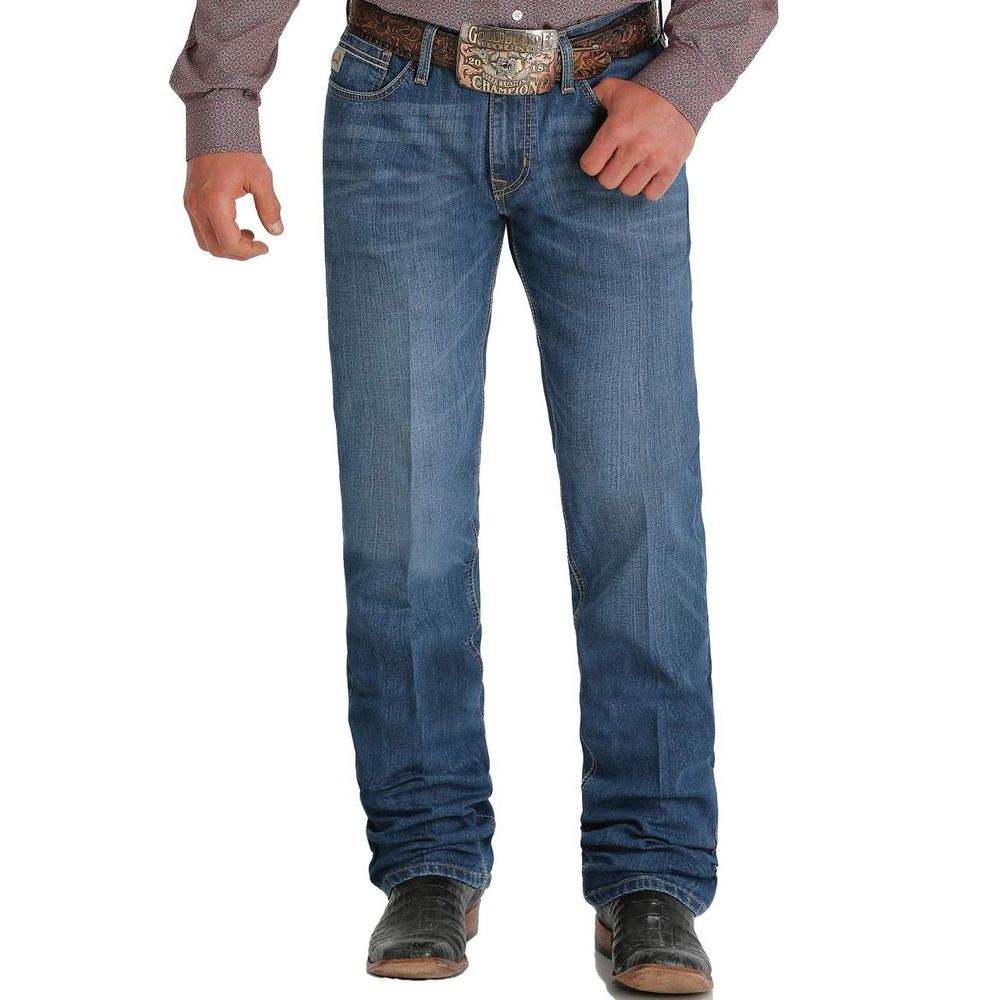 Cinch Jesse Slim Straight Fit Light Stonewash Jeans