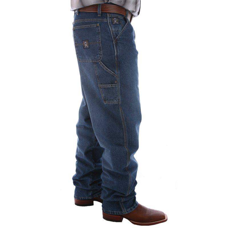 Men's Cinch Blue Label Carpenter Medium Stonewashed Jeans