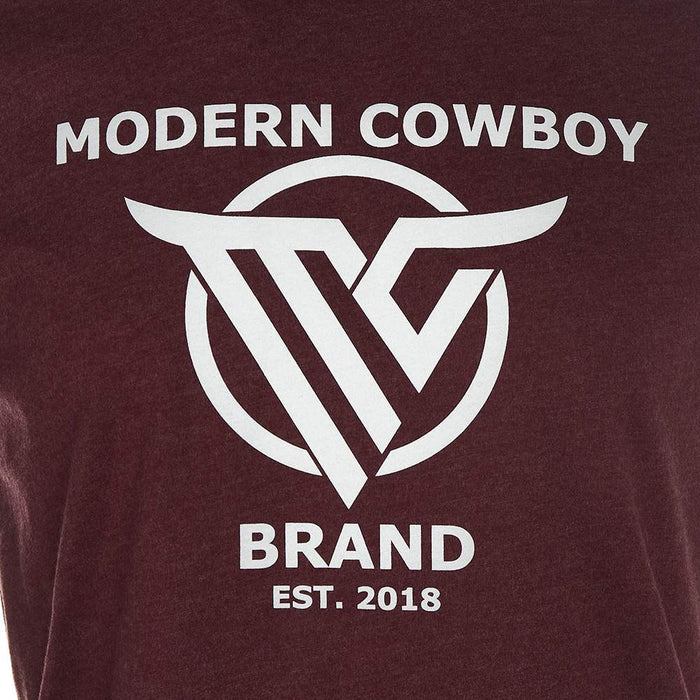 Modern Cowboy Maroon T-Shirt