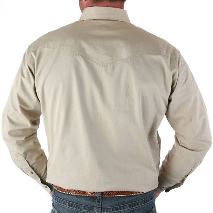 Men's Wrangler Painted Desert  Big & Tall Tan Shirt