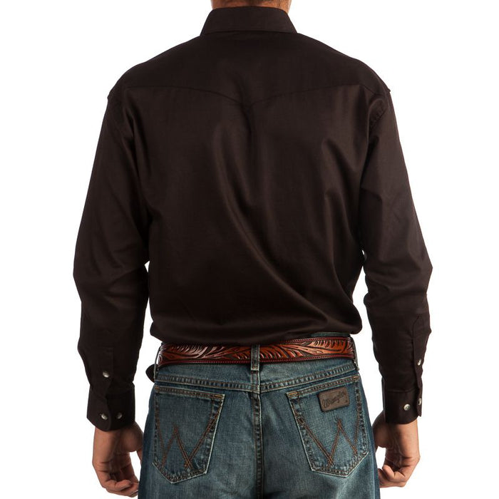 Men's Wrangler Black Painted Desert Buttondown Shirt
