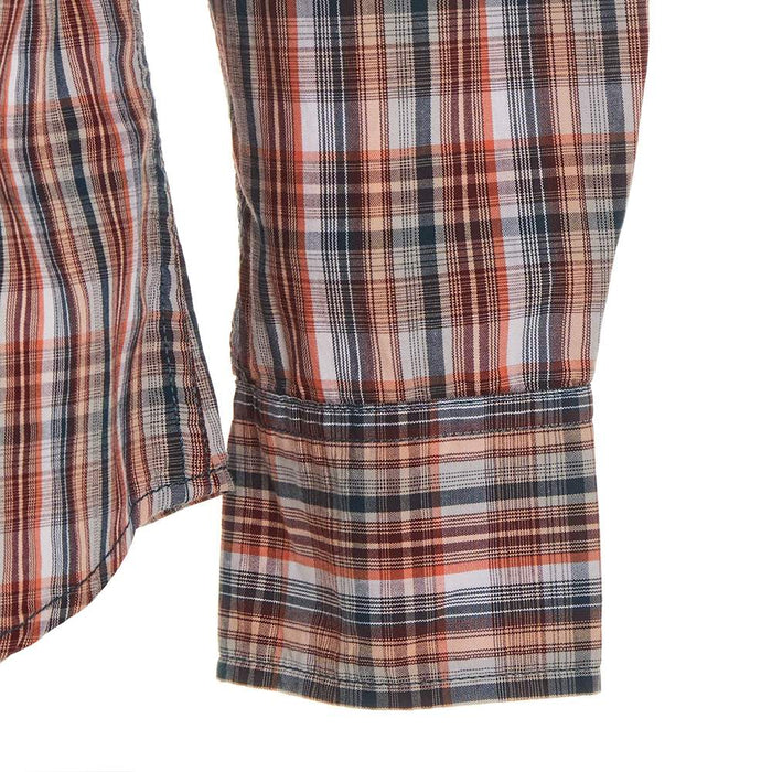 Cinch Men's Modern Fit Multi Plaid Double Pocket Snap Shirt