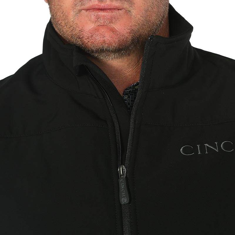 Cinch Men's Black Bonded Vest