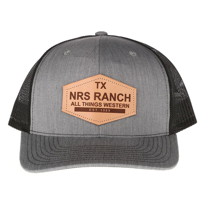 NRS Ranch Grey with All Things Western Leather Patch