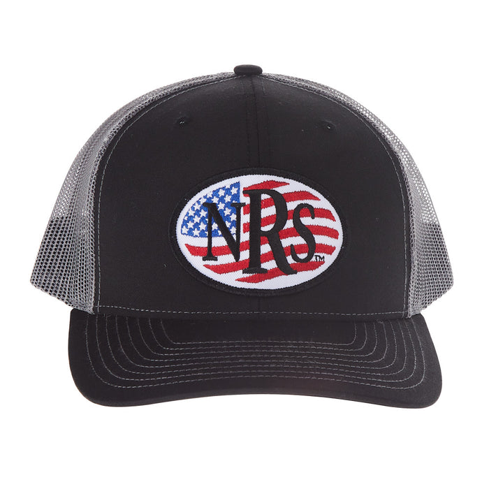 NRS Ranch Black/Charcoal Waving Flag Cap