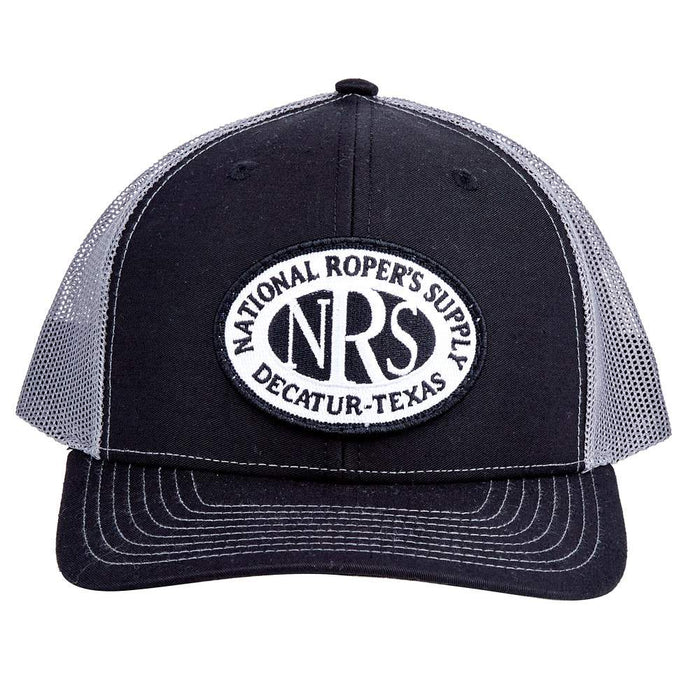 NRS Decatur Black/Charcoal Oval Patch Cap
