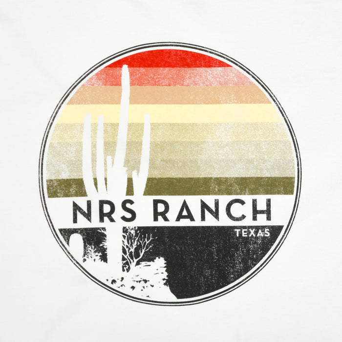 NRS Ranch Oatmeal Cactus Logo Tee
