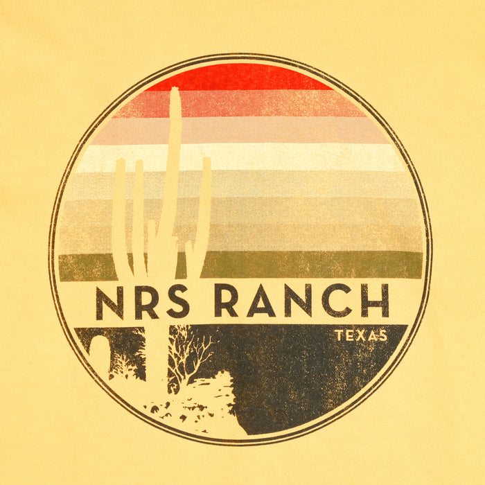 NRS Ranch Mustard Cactus Logo Tee