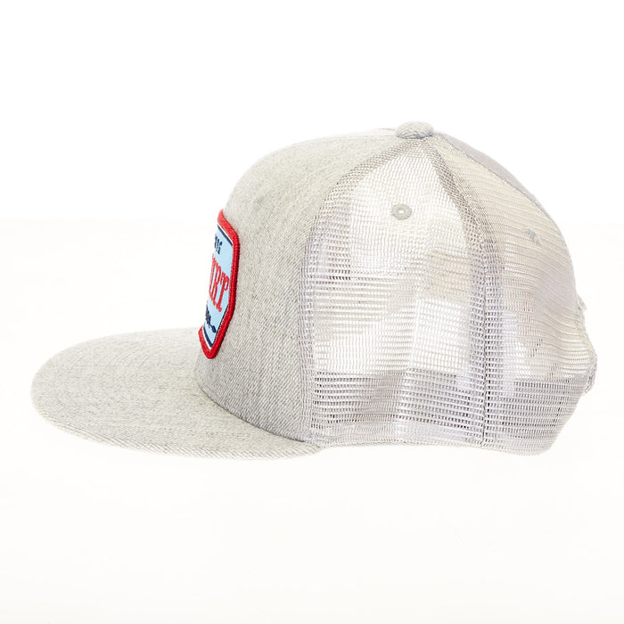 Red Dirt Hat Co Gray Highlife Patch Cap